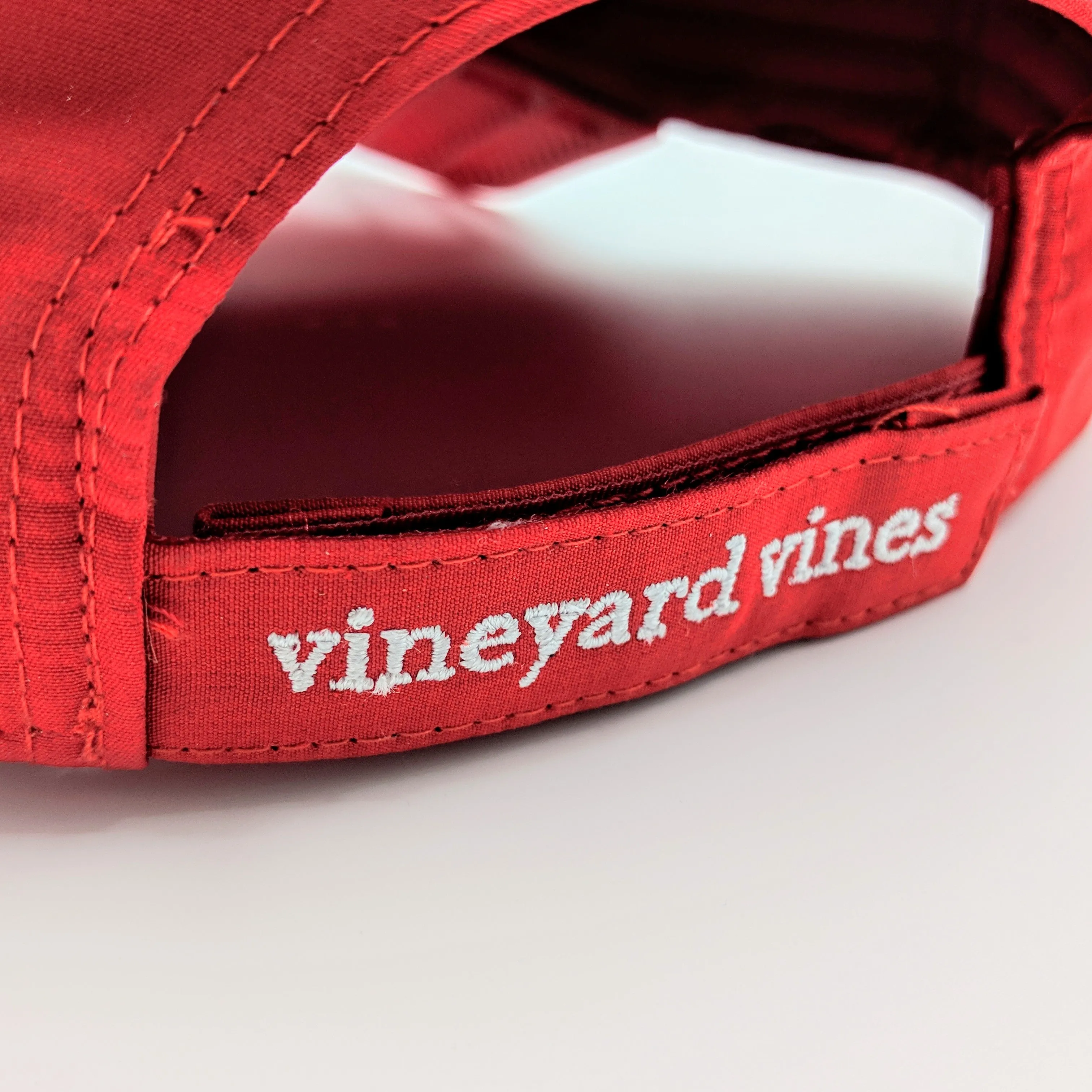 LIMITED EDITION: Red Vineyard Vines Whale Dot Performance Hat