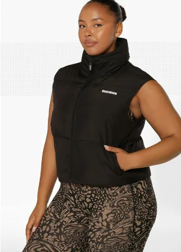 Lorna Jane Motion Puffer Vest - Black