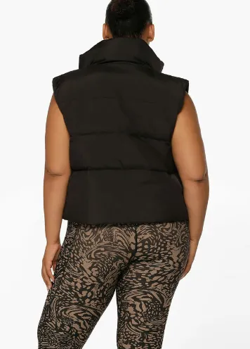 Lorna Jane Motion Puffer Vest - Black
