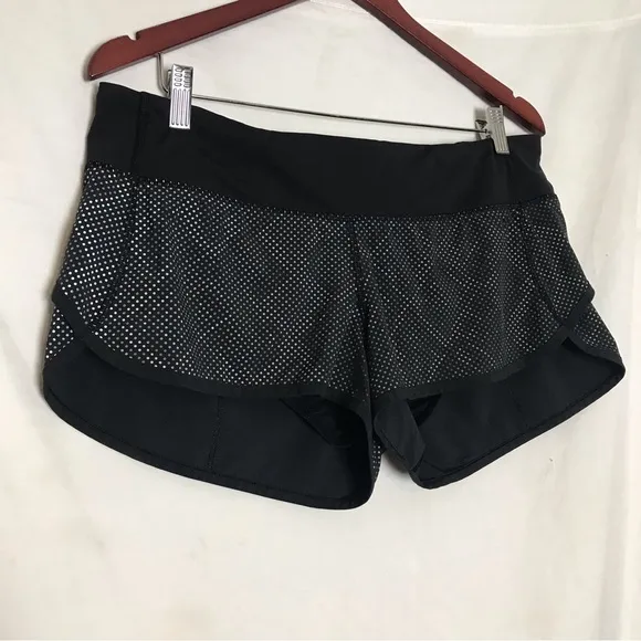 Lululemon Athletica Kill The Lights Special Edition RRT Speed Shorts Women Sz 10