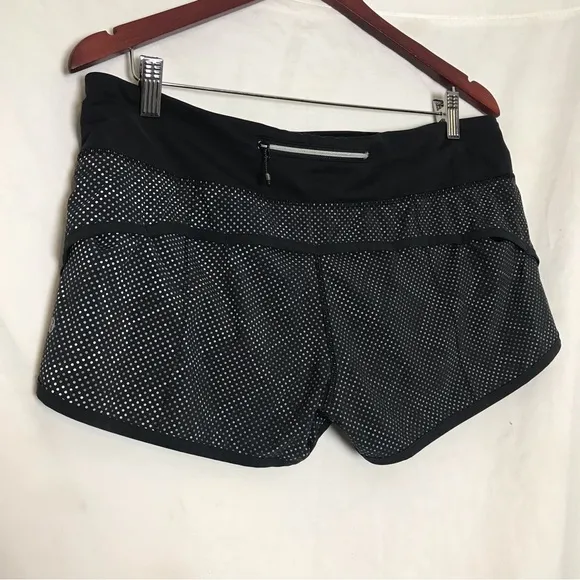 Lululemon Athletica Kill The Lights Special Edition RRT Speed Shorts Women Sz 10