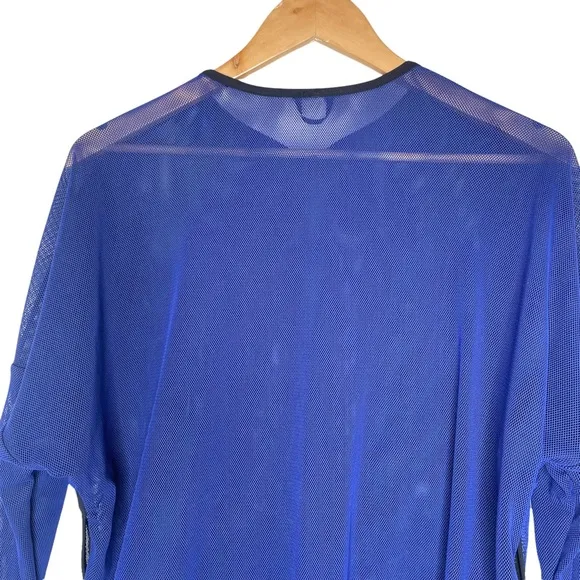 Lululemon Lab Kaomi Mesh Reversible Blue Black Lightweight Athletic Gym