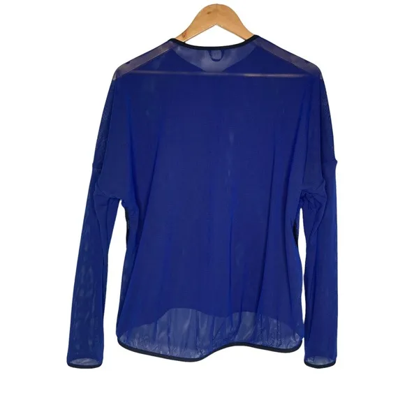 Lululemon Lab Kaomi Mesh Reversible Blue Black Lightweight Athletic Gym