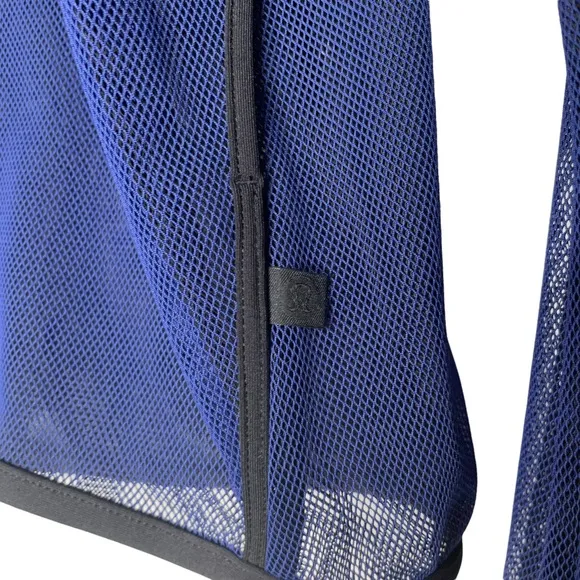 Lululemon Lab Kaomi Mesh Reversible Blue Black Lightweight Athletic Gym