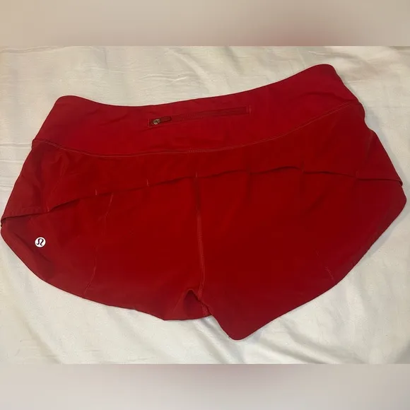 Lululemon Speed Up Shorts - 2.5” - Dark Red - Size 8