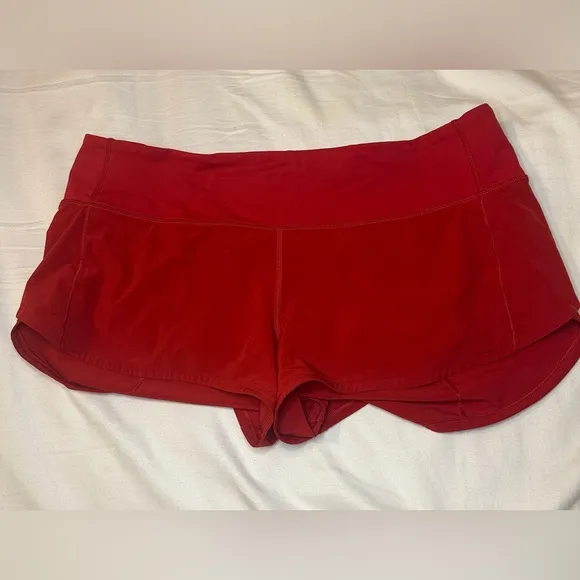 Lululemon Speed Up Shorts - 2.5” - Dark Red - Size 8