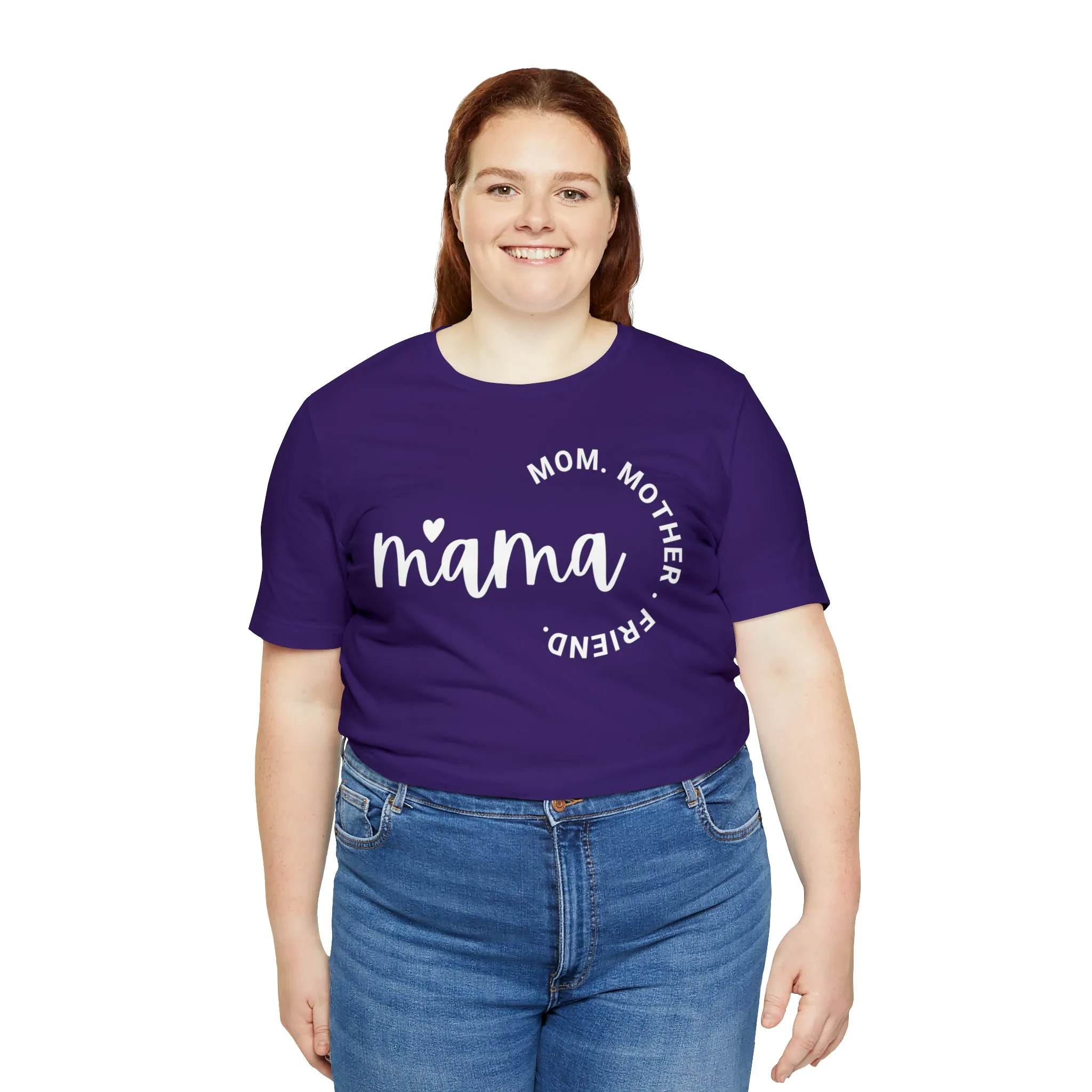 Mama Mom T-Shirt | Mother Friend  Tee |  Bella Canvas 3001 Unisex | Love Mom Short Sleeve Tshirt