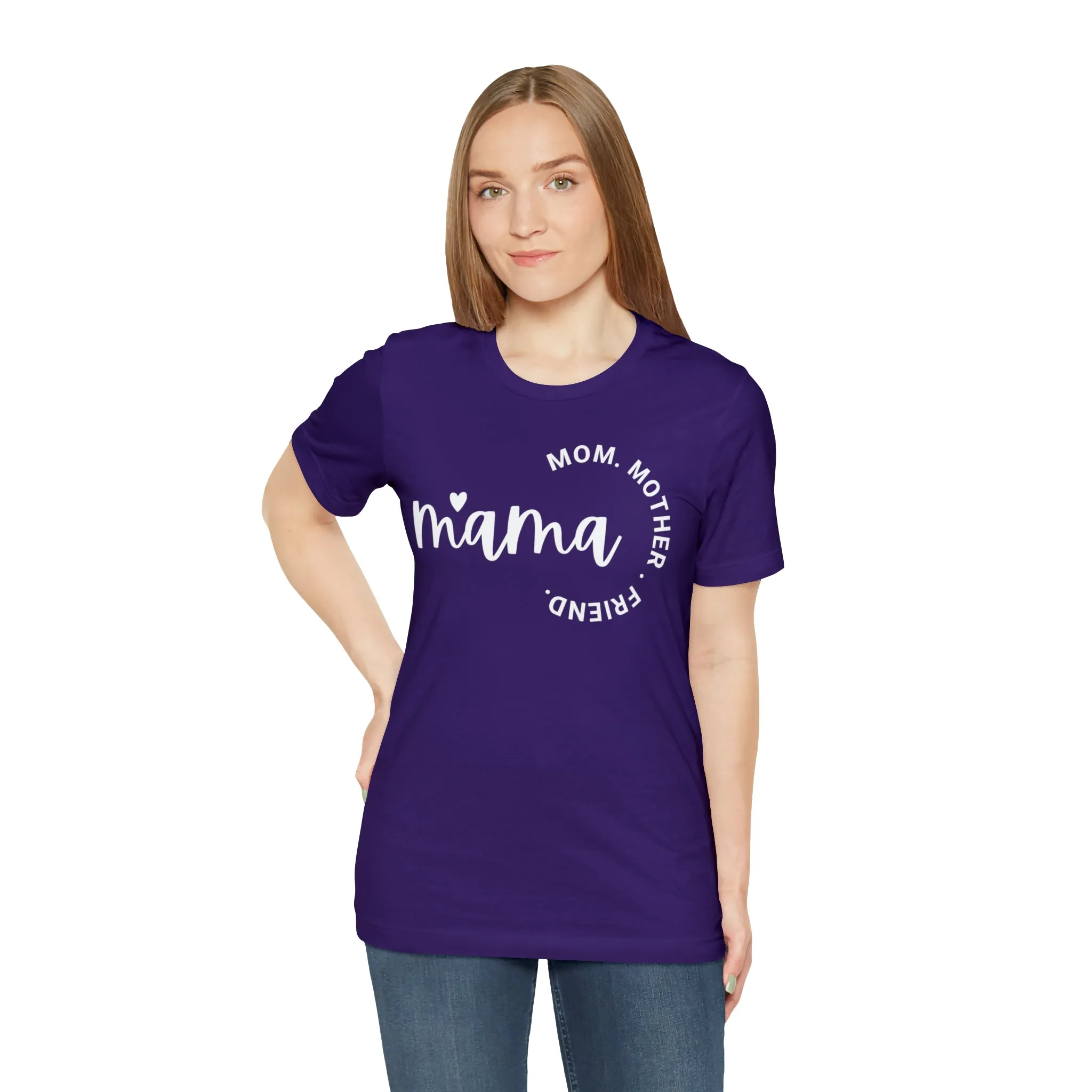 Mama Mom T-Shirt | Mother Friend  Tee |  Bella Canvas 3001 Unisex | Love Mom Short Sleeve Tshirt