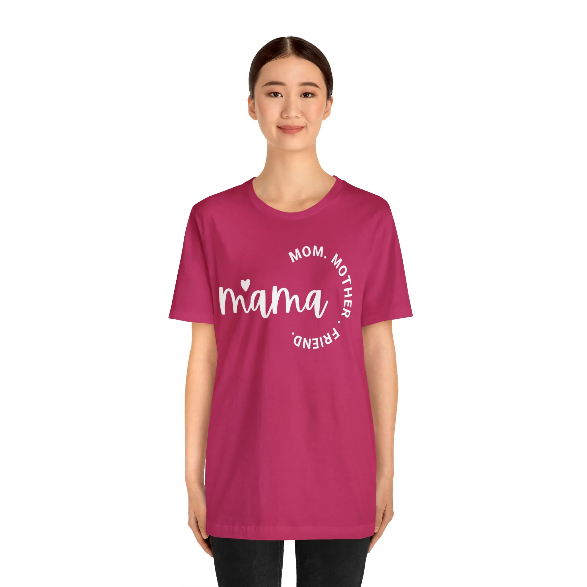 Mama Mom T-Shirt | Mother Friend  Tee |  Bella Canvas 3001 Unisex | Love Mom Short Sleeve Tshirt