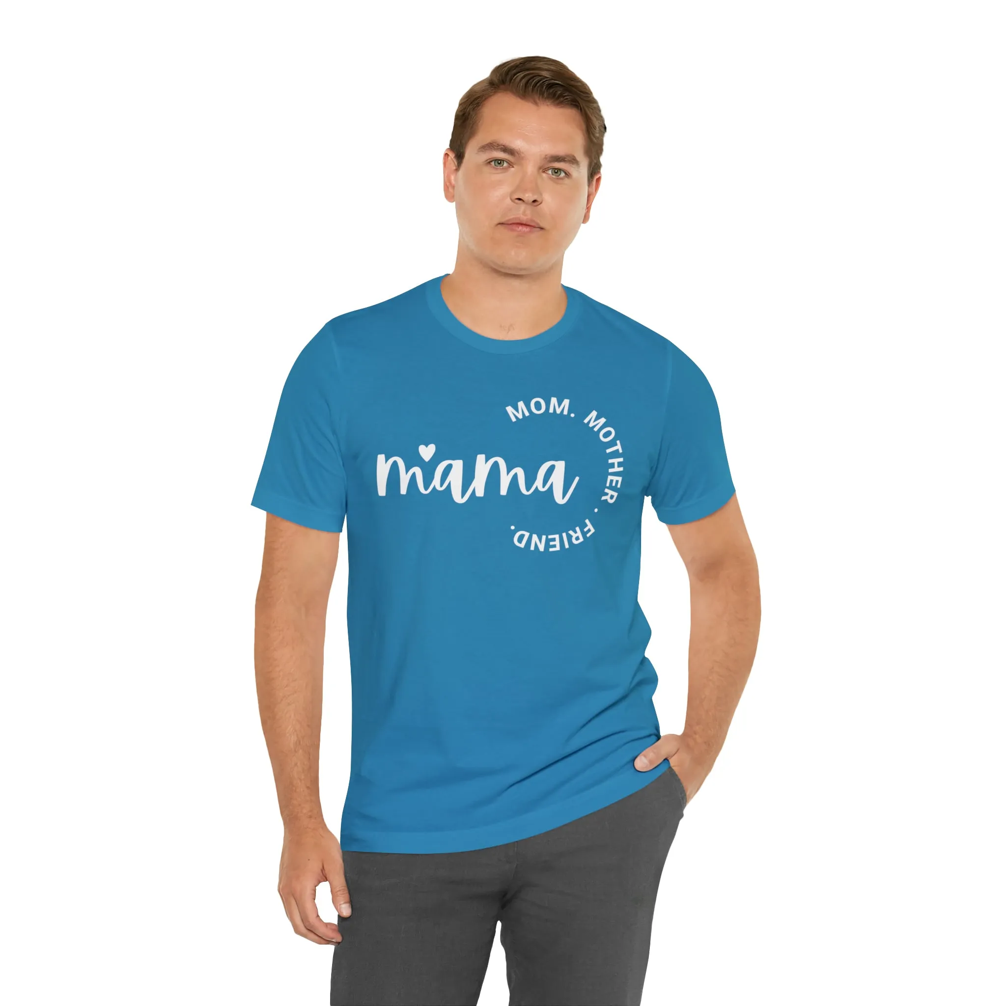 Mama Mom T-Shirt | Mother Friend  Tee |  Bella Canvas 3001 Unisex | Love Mom Short Sleeve Tshirt
