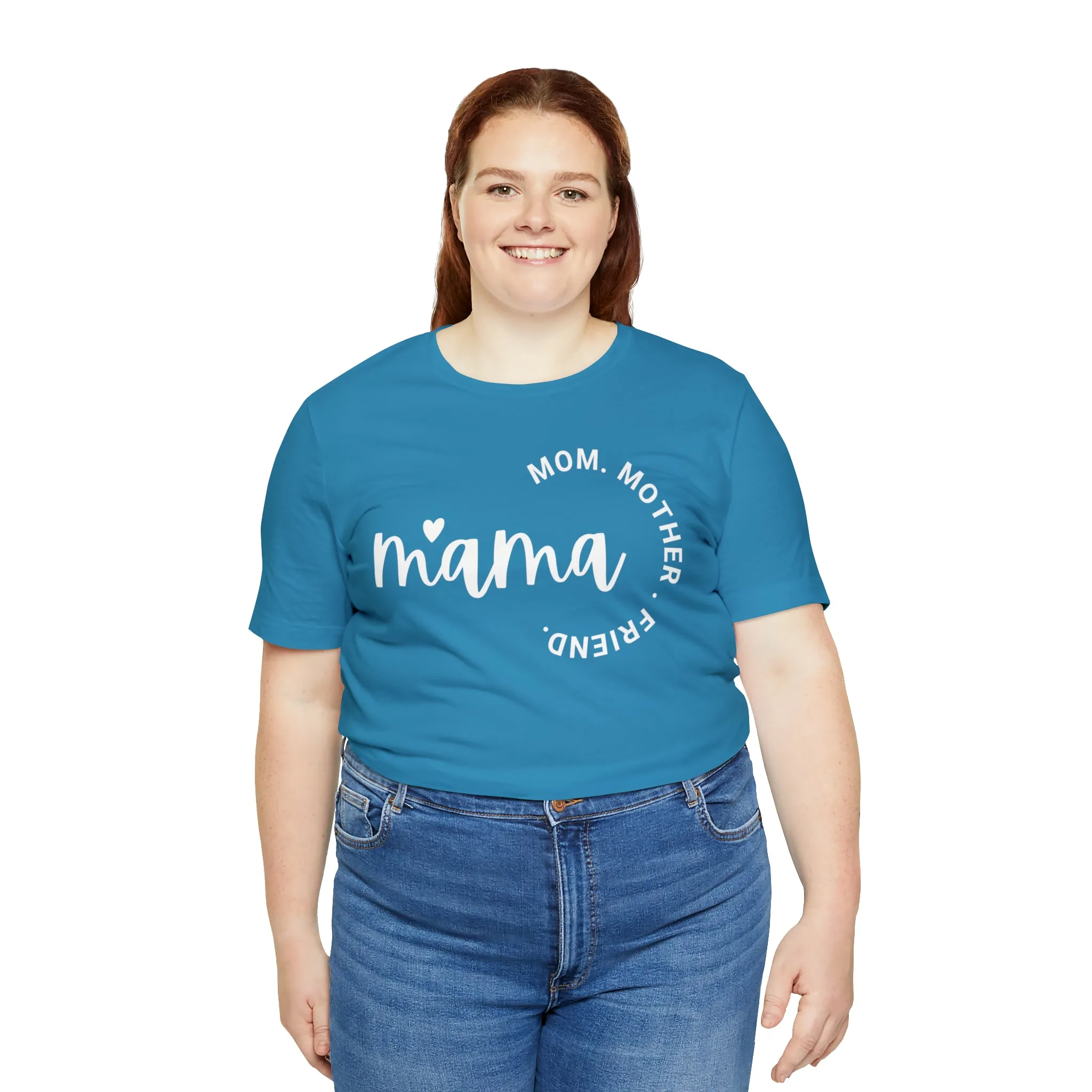 Mama Mom T-Shirt | Mother Friend  Tee |  Bella Canvas 3001 Unisex | Love Mom Short Sleeve Tshirt