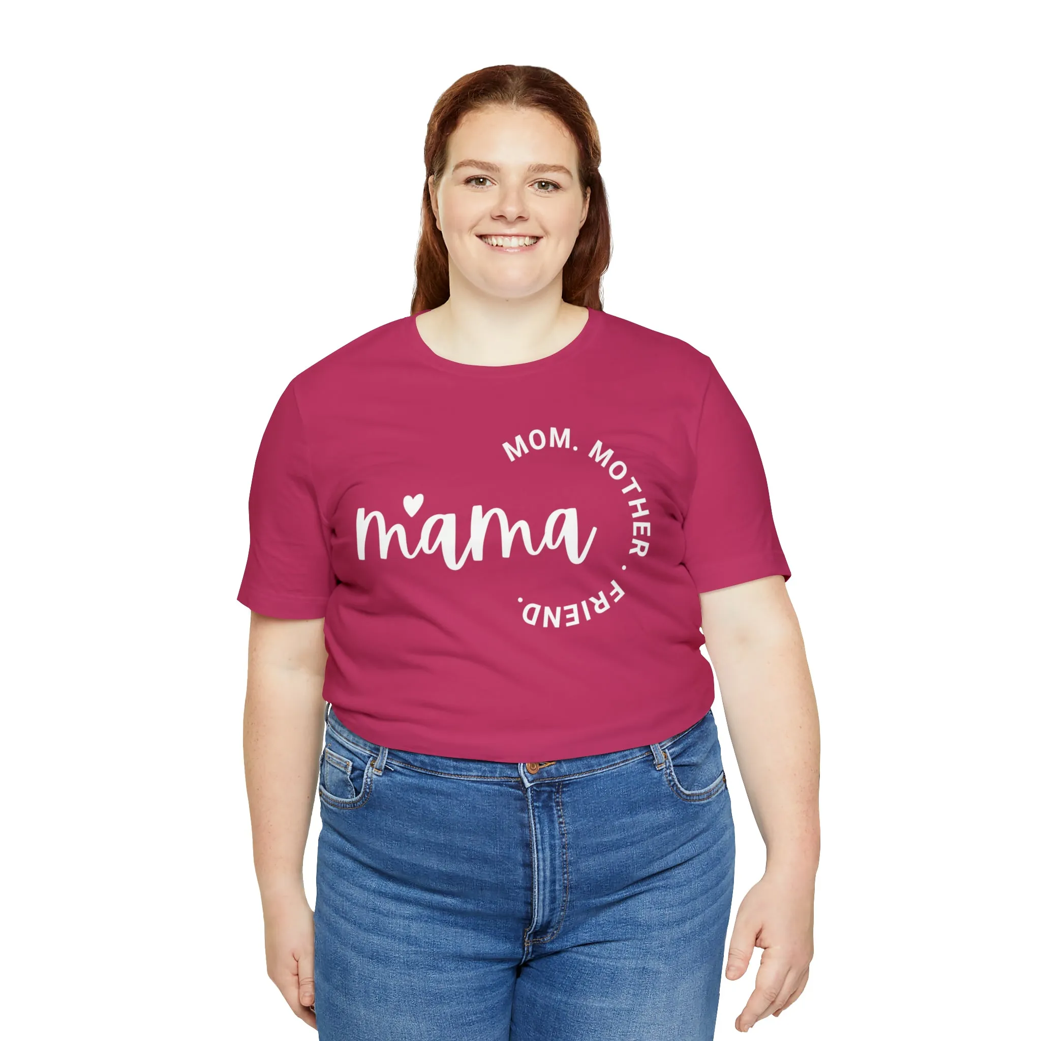 Mama Mom T-Shirt | Mother Friend  Tee |  Bella Canvas 3001 Unisex | Love Mom Short Sleeve Tshirt