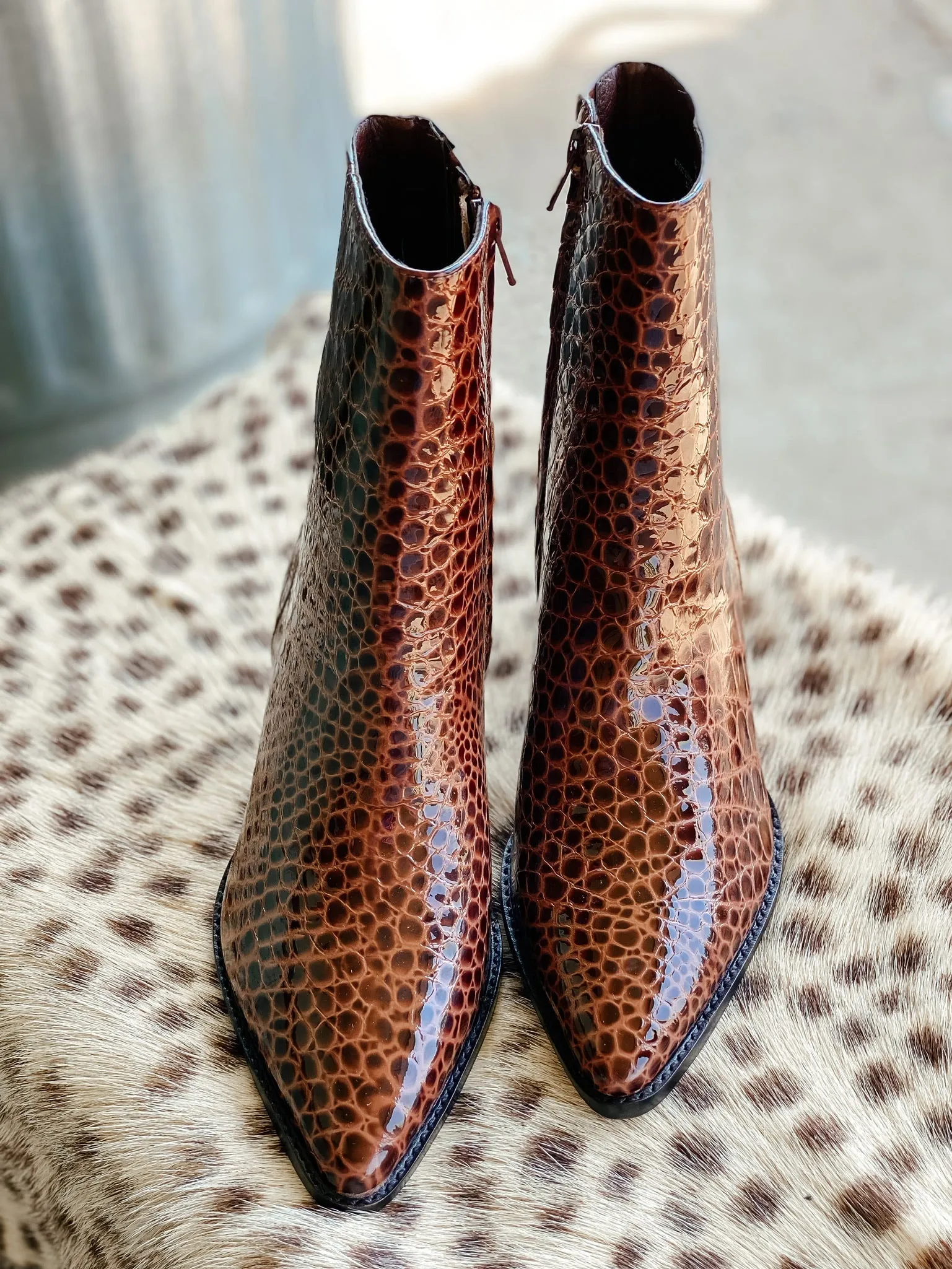 Matisse Caty Chocolate Croc Bootie