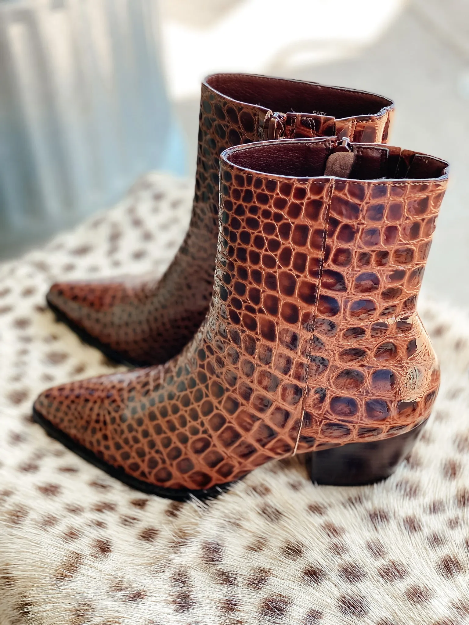 Matisse Caty Chocolate Croc Bootie