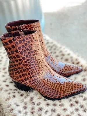 Matisse Caty Chocolate Croc Bootie