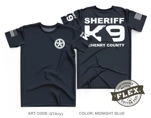 MCSO K-9 Unit Fundraising Collection Core Men's SS Flex Performance Tee - QTAvyy