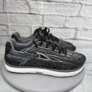 MENS ALTRA ESCALANTE 2 RUNNING SHOES SIZE 9.5 GRAY BLACK WHITE ALM1933G220