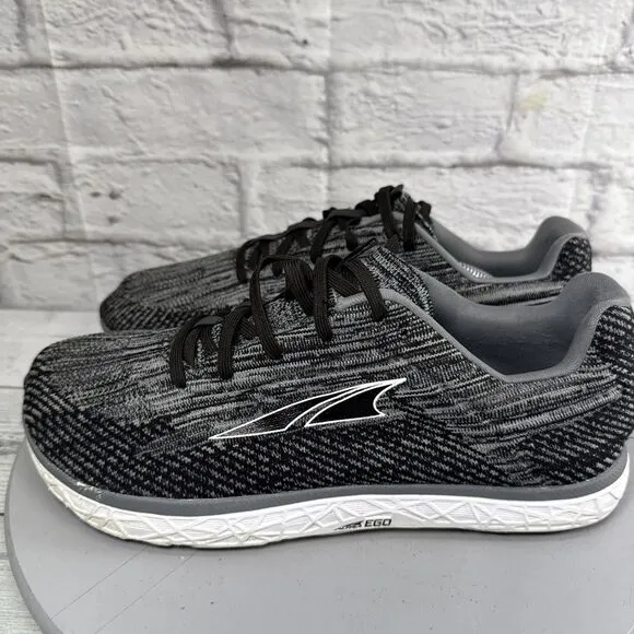 MENS ALTRA ESCALANTE 2 RUNNING SHOES SIZE 9.5 GRAY BLACK WHITE ALM1933G220