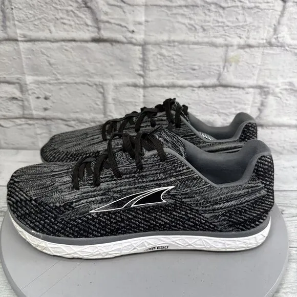 MENS ALTRA ESCALANTE 2 RUNNING SHOES SIZE 9.5 GRAY BLACK WHITE ALM1933G220
