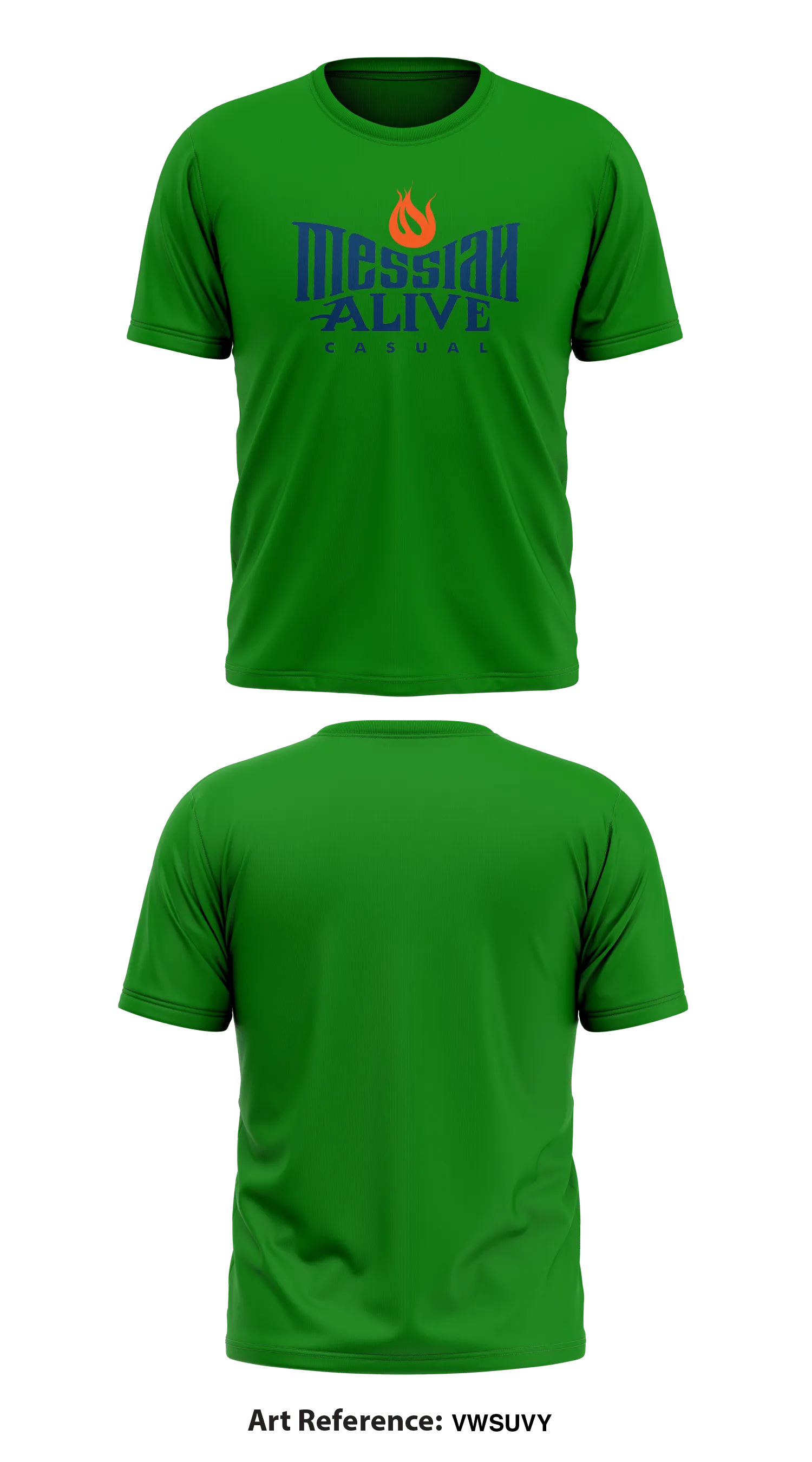 Messiah Alive Store 1 Core Men's SS Performance Tee - vWsuVY