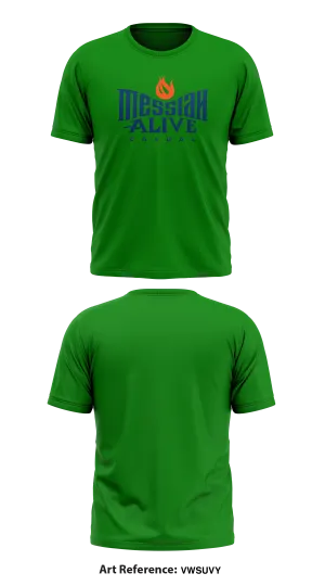 Messiah Alive Store 1 Core Men's SS Performance Tee - vWsuVY