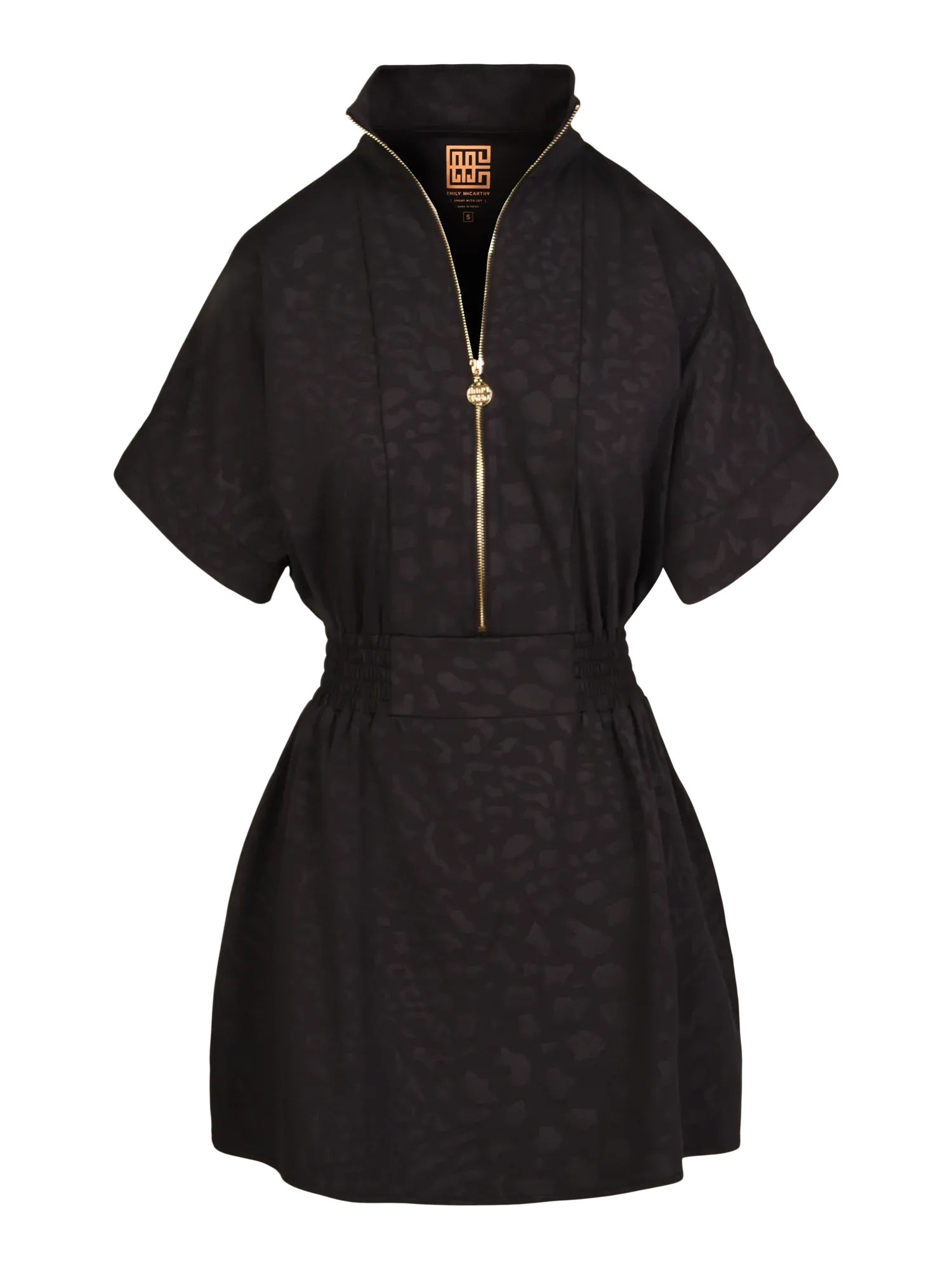 Midnight Cheetah Pullover Dress