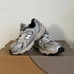 New Balance 530 White/Silver Toddler Sneakers- 10 C