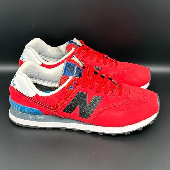 New Balance 574 “Paint Chip” Running Shoes Men’s Sz 10.5