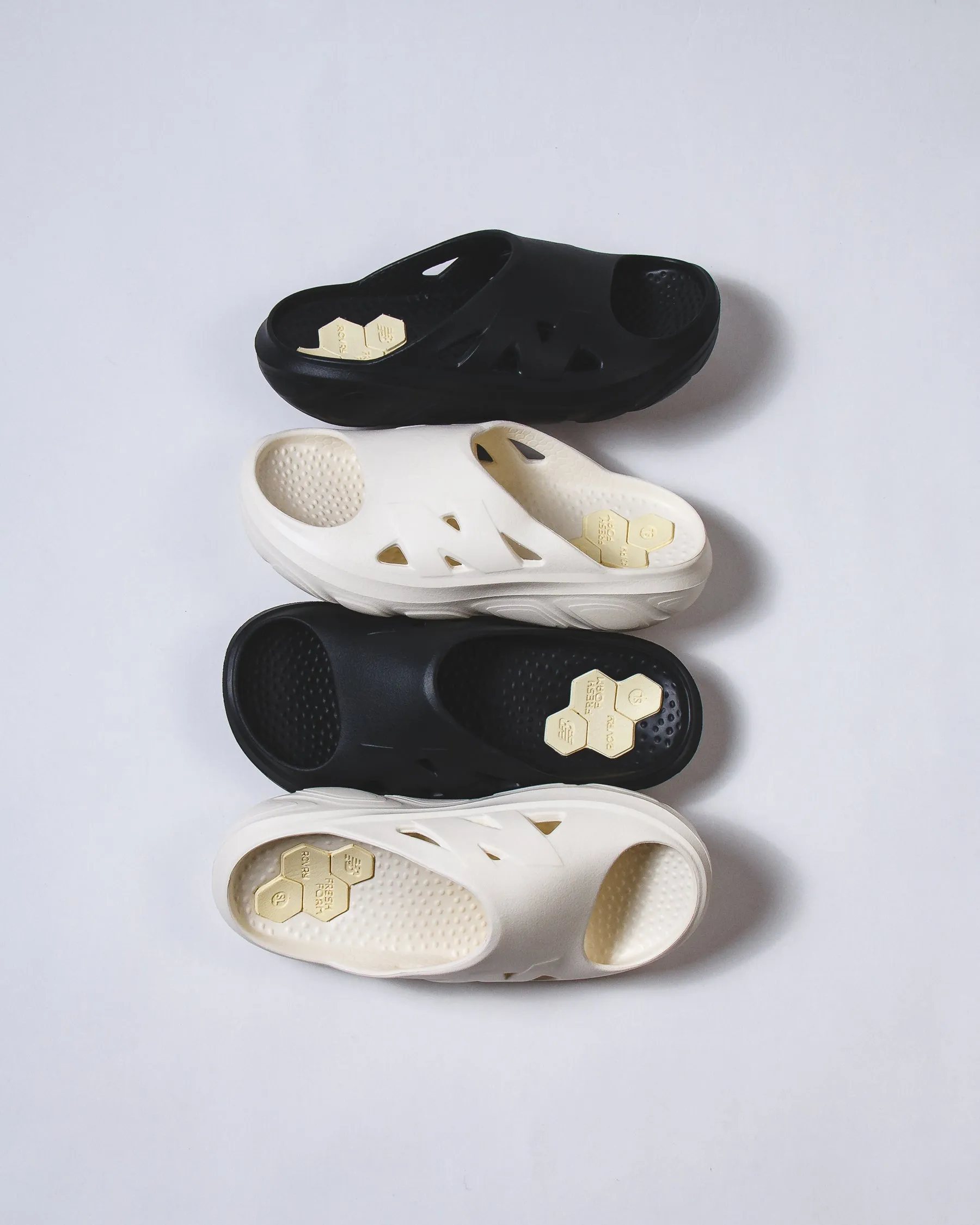 New Balance Men Fresh Foam RCVRY Slide Angora RCVRYSC1