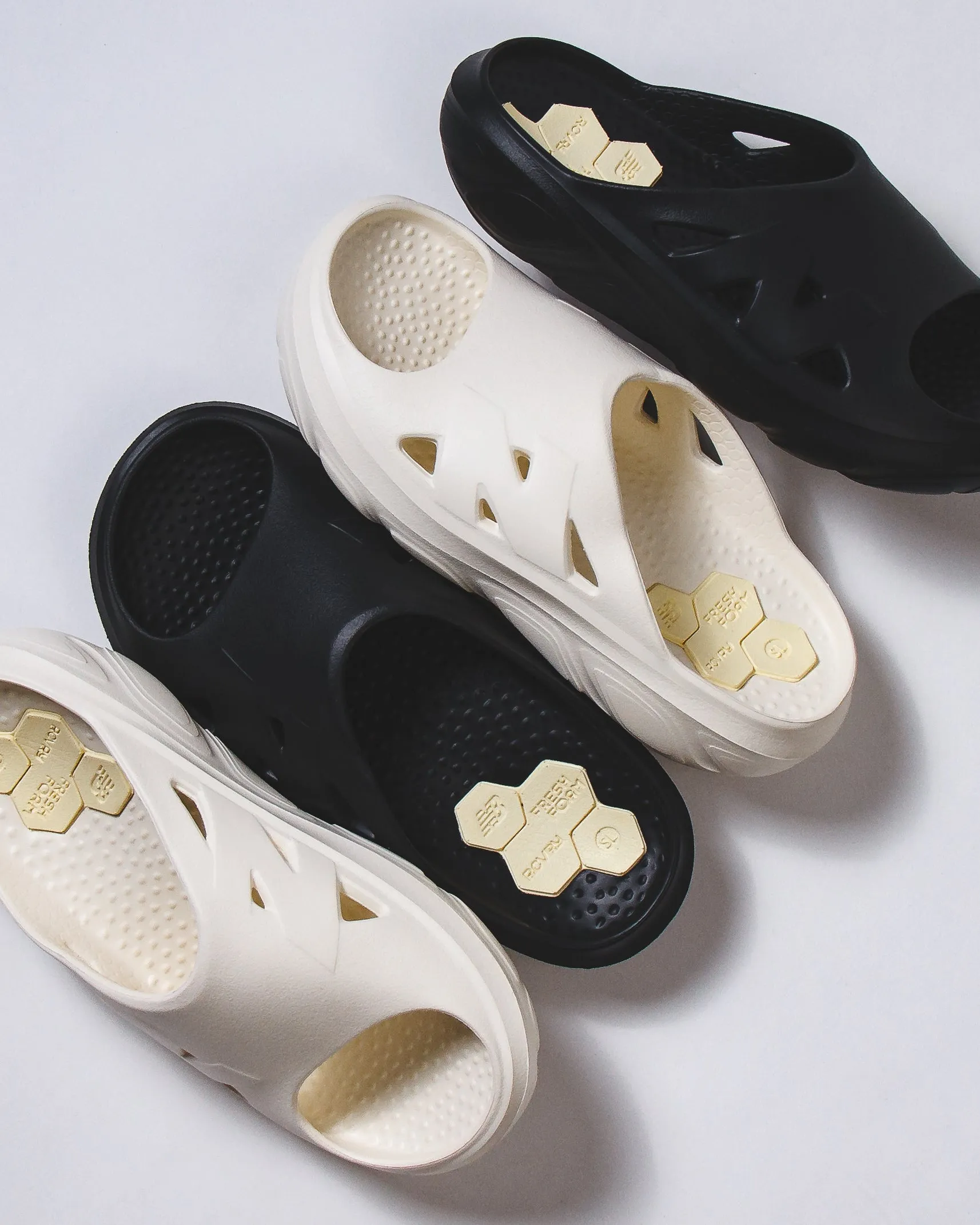 New Balance Men Fresh Foam RCVRY Slide Angora RCVRYSC1