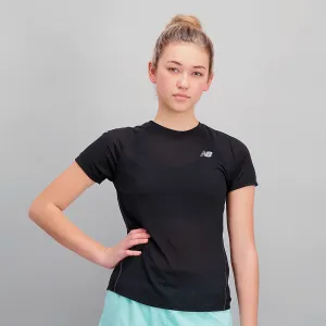 New Balance Womens Impact Run Short Sleeve Tee