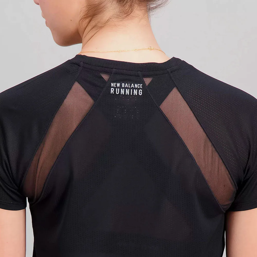 New Balance Womens Impact Run Short Sleeve Tee