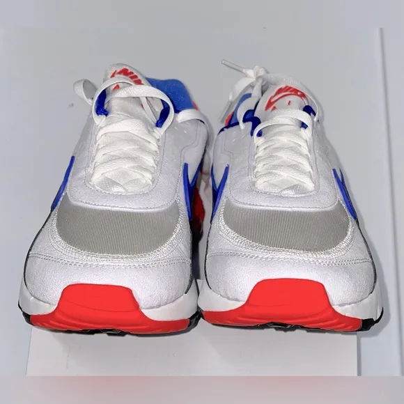 New Size 11 Nike Air Max 2090 EQI Summit White Racer Blue Athletic Sneaker Shoes