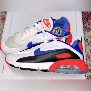 New Size 11 Nike Air Max 2090 EQI Summit White Racer Blue Athletic Sneaker Shoes