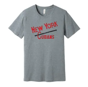 New York Cubans Distressed Logo Shirt - Defunct Baseball Team - Celebrate Black & Latino Heritage and History - Hyper Than Hype