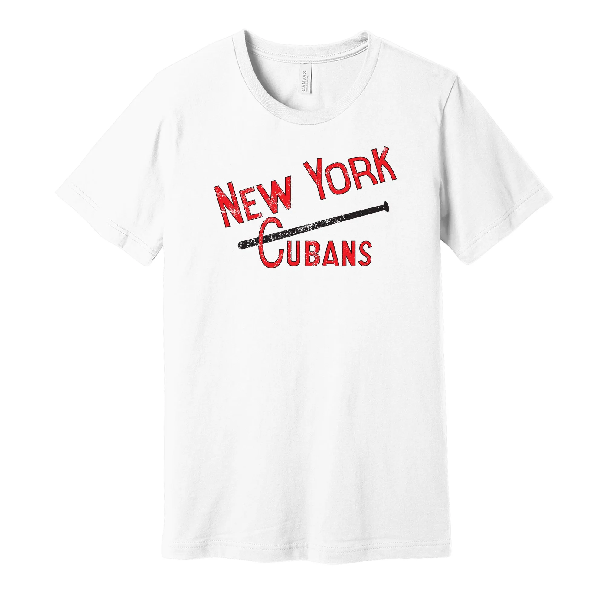 New York Cubans Distressed Logo Shirt - Defunct Baseball Team - Celebrate Black & Latino Heritage and History - Hyper Than Hype
