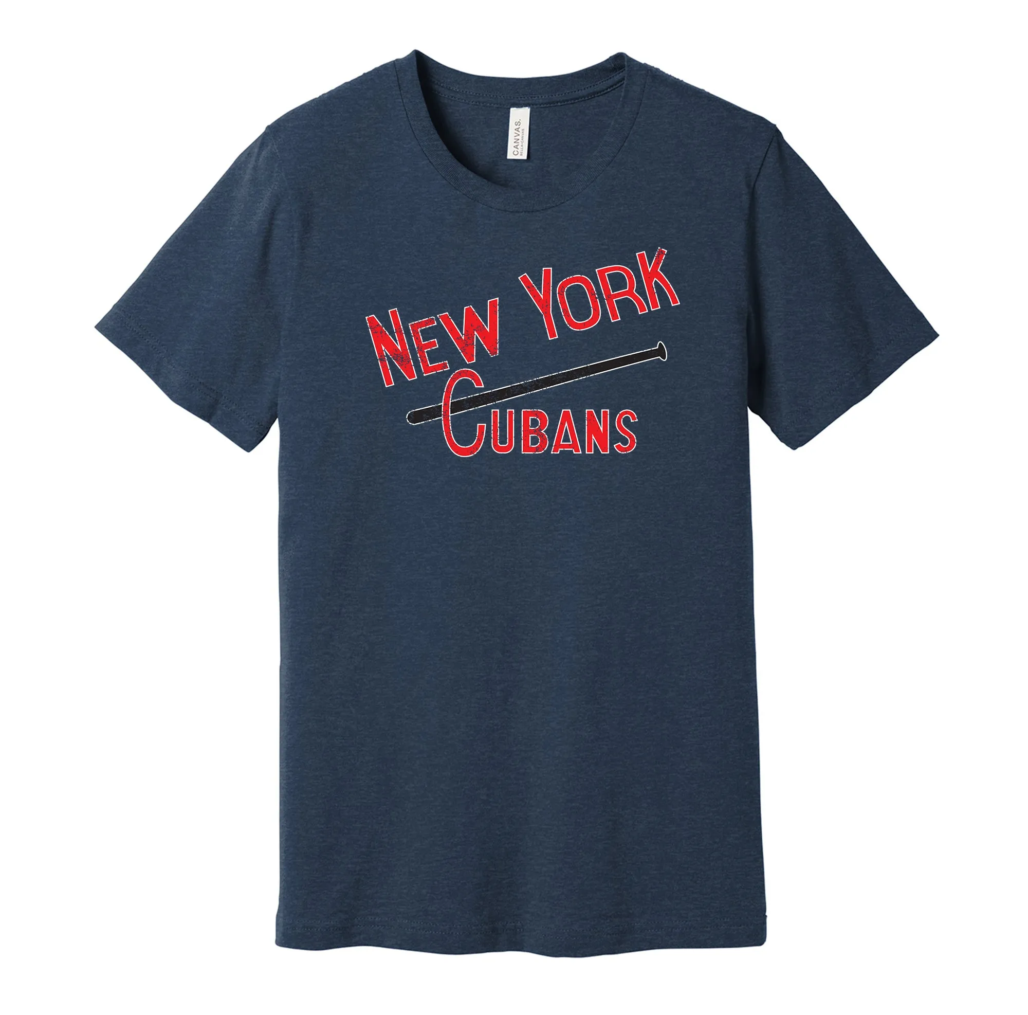 New York Cubans Distressed Logo Shirt - Defunct Baseball Team - Celebrate Black & Latino Heritage and History - Hyper Than Hype