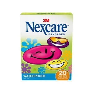 Nexcare Bandages Cool Tattoo  20's pack