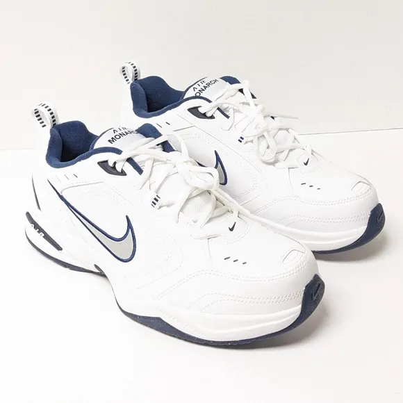 Nike Air Monarch IV Athletic Sneakers, White, Mens 11 4E