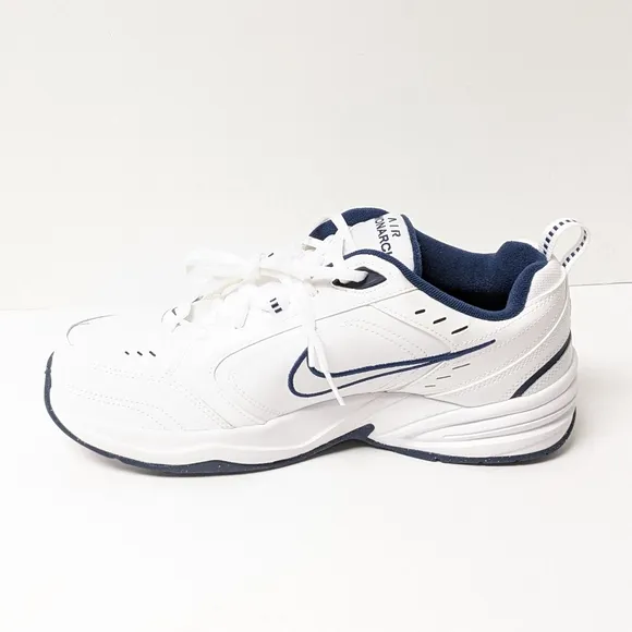 Nike Air Monarch IV Athletic Sneakers, White, Mens 11 4E