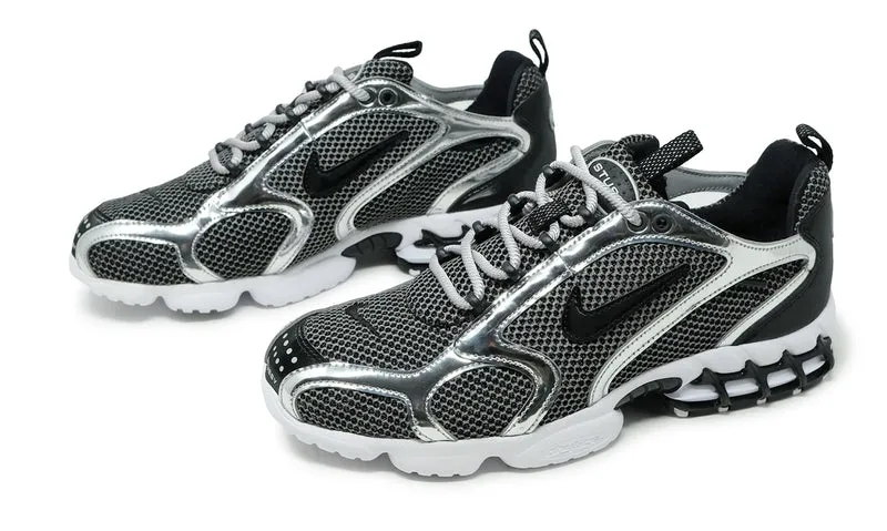 Nike Air Zoom Spiridon Cage 2 x Stussy Platinum 3M (CU1854-001) Men's Size 4-8