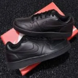 Nike AQ1775-003 US Size 8.5 Men Black Ebernon Low Sneakers Running Shoes