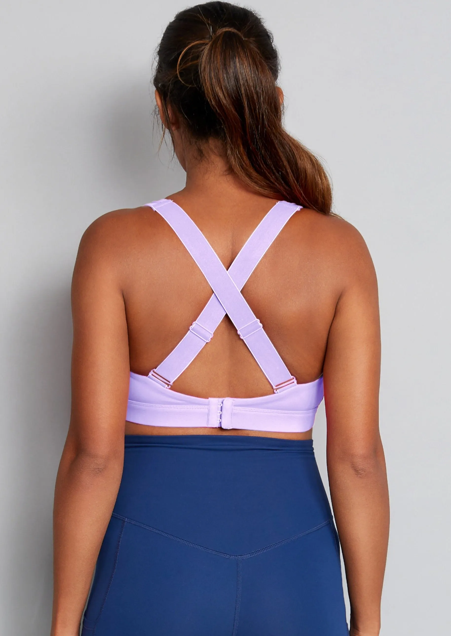 Nursing Sports Bra - Artemis - Lilac Sorbet (B-G cup)