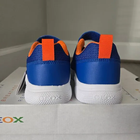 NWT Geox J Sprintye in Royal Orange Sneakers size US 12