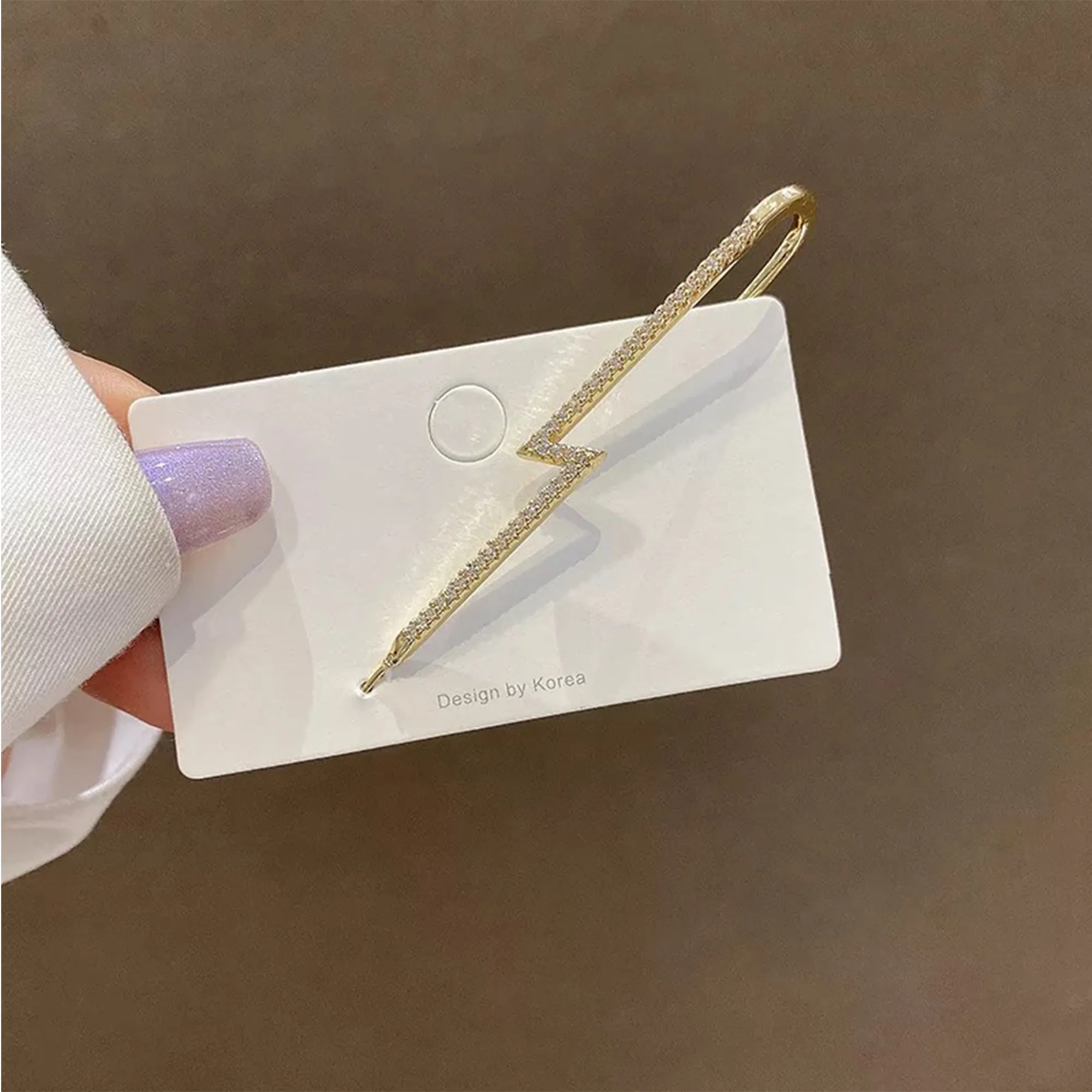 Pack Of 3 Butterfly Cross And Thunderbolt Ear Cuff