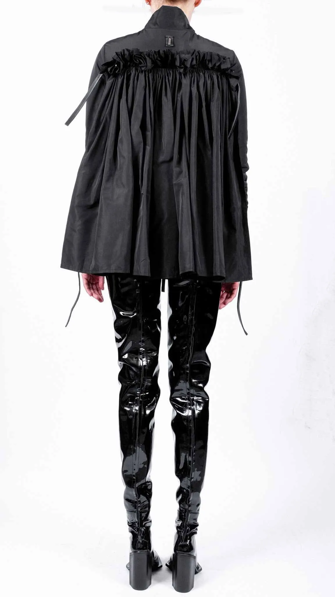 Padded Blazer with Zippers