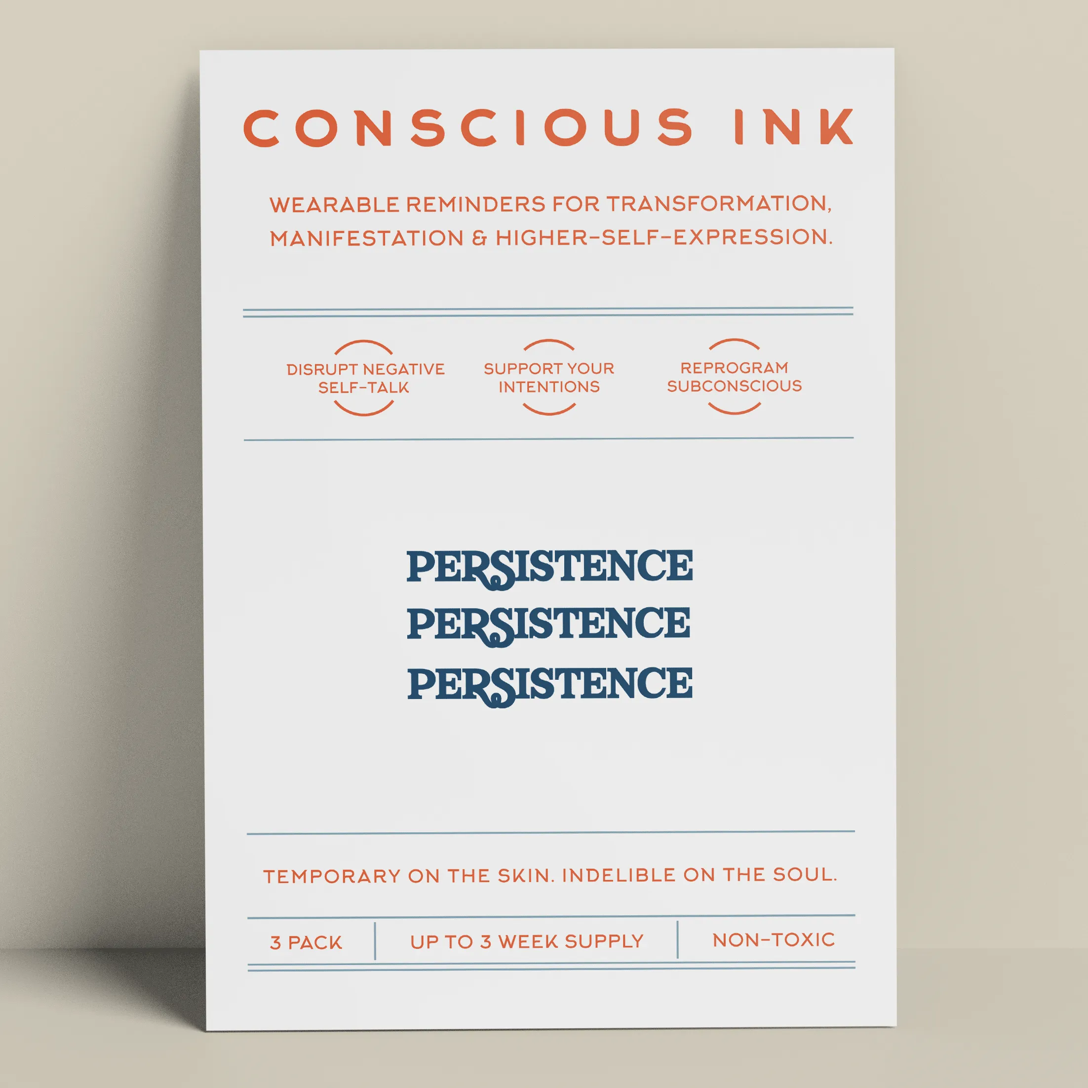 Persistence Manifestation Tattoo