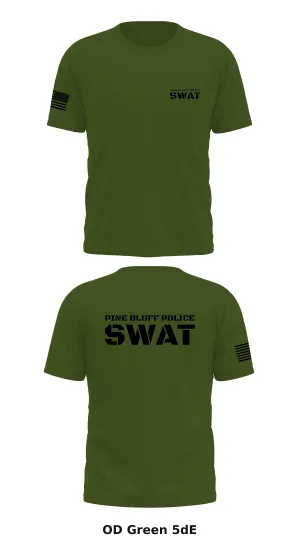 Pine Bluff Police SWAT Store 1 Core Men's SS Performance Tee - 5dE