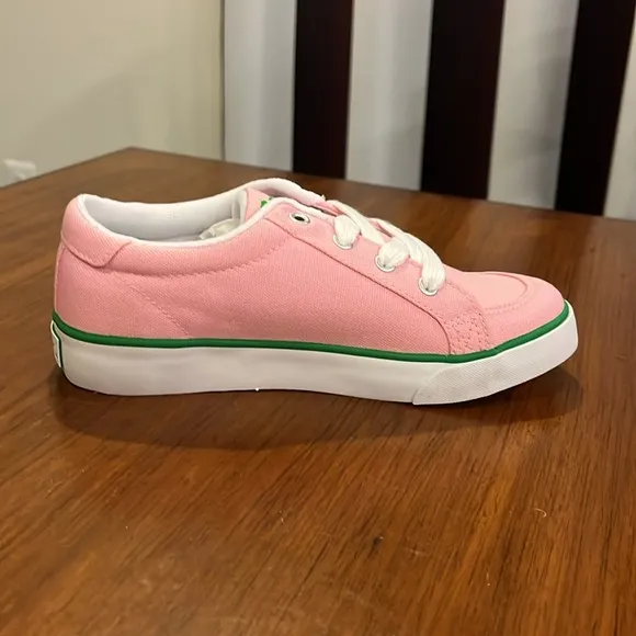 Polo Ralph Lauren Brisbane Shoes Sneakers pink Girls Grade School Size 6 Youth