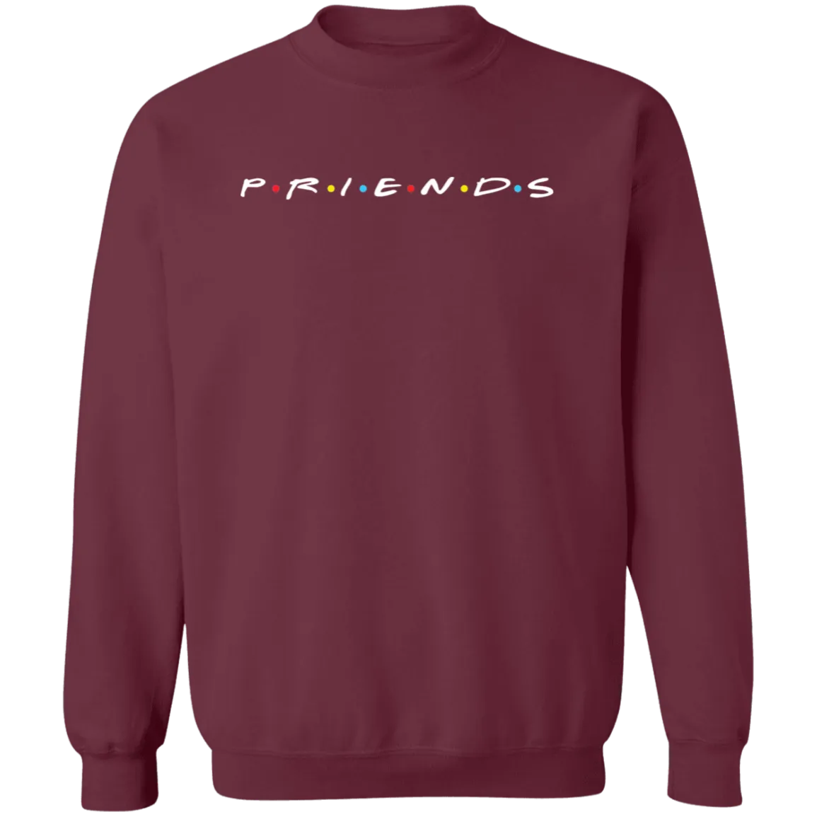 Priends Unisex Crewneck Pullover Sweatshirt
